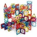 Magnetic tiles marble roller II 206 pcs