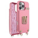 Levelo Serena Leather Case-iPhone 16 Pro -Pink