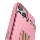 Levelo Serena Leather Case-iPhone 16 Pro -Pink
