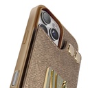 Levelo Serena Leather Case-iPhone 16 Pro -Gold