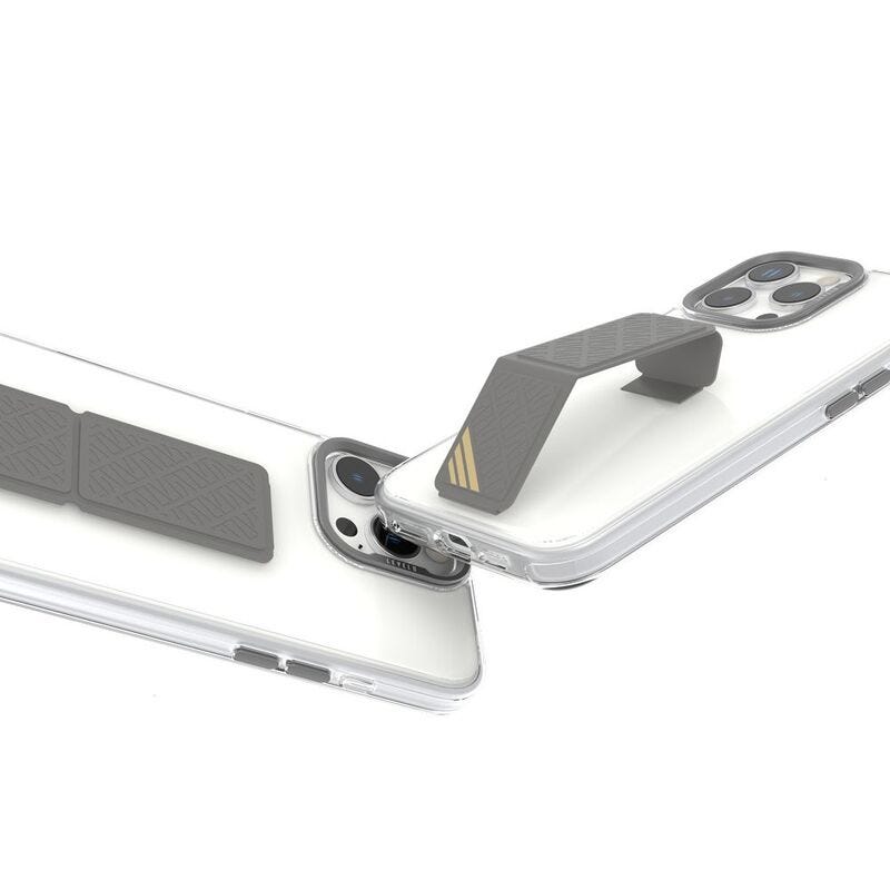 Levelo Morphix Clara Grip Case-iPhone 16 Pro - Gray