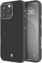 Levelo Ox Carbon Case-iPhone 16 Pro Max -iPhone 16 Pro - Black
