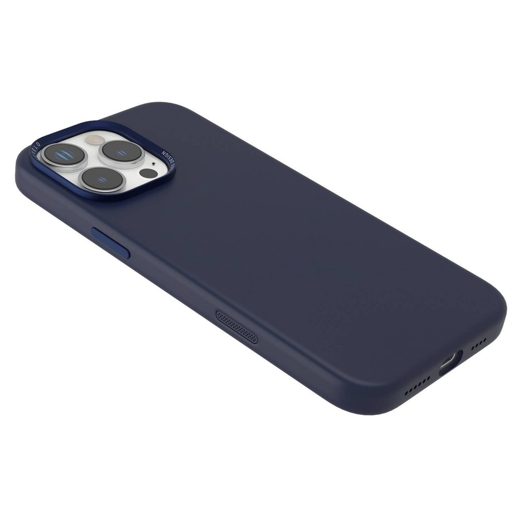 Levelo Iris Magsafe Liquid Silicone Case -iPhone 16 Pro Max- Blue