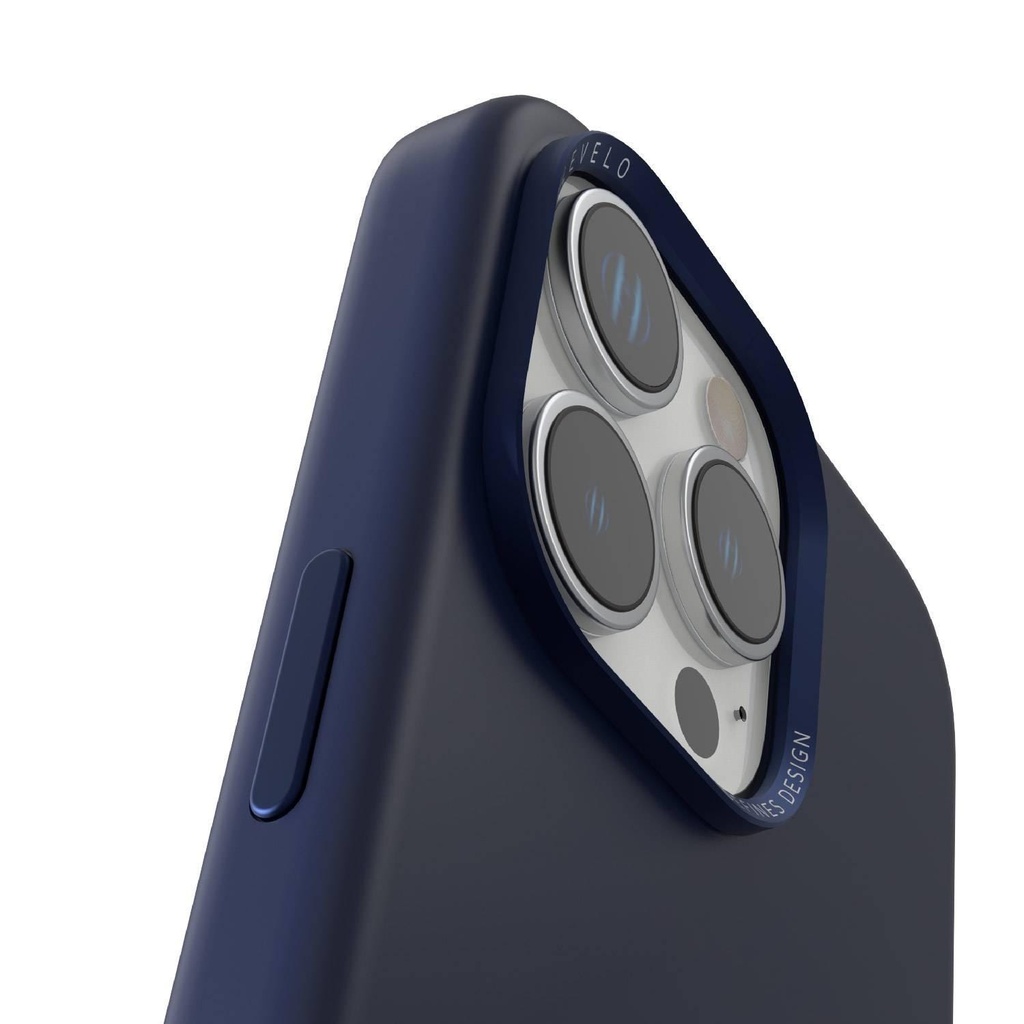 Levelo Iris Magsafe Liquid Silicone Case -iPhone 16 Pro Max- Blue