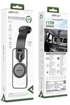 ACEFAST D37 magnetic wireless charging car holder for dashboard