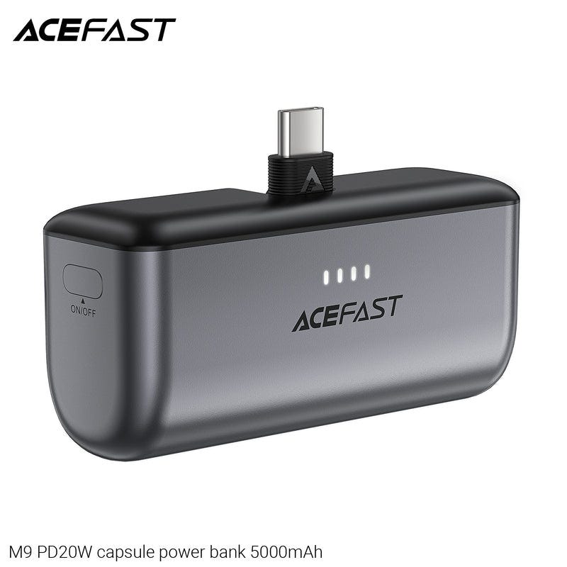 ACEFAST M8-5000 PD20W CAPSULE POWER BANK BLACK