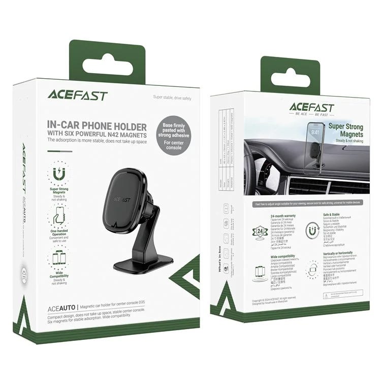 ACEFAST D35 center console magnetic car holder black