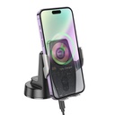 HOCO HW27 Traveler infrared RGB wireless fast charging car holder(center console)