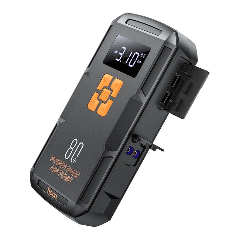 HOCO QS2 Land portable smart air pump emergency with start-up power bank(8000mAh)