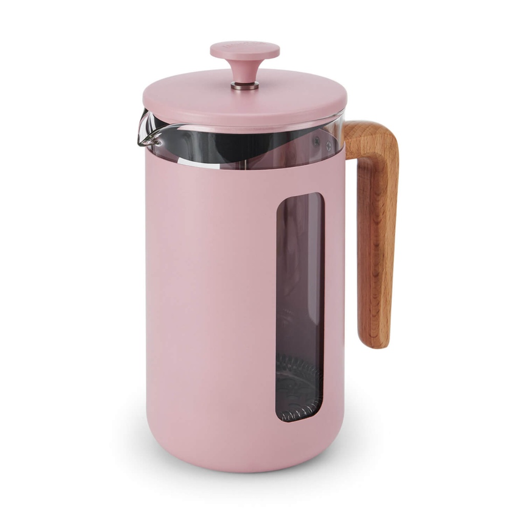 LC PISA CAFETIERE 8 CUP PINK WOOD HANDLE