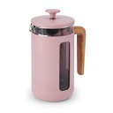 LC PISA CAFETIERE 8 CUP PINK WOOD HANDLE