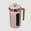 LC PISA CAFETIERE 8 CUP PINK WOOD HANDLE