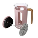 LC PISA CAFETIERE 8 CUP PINK WOOD HANDLE