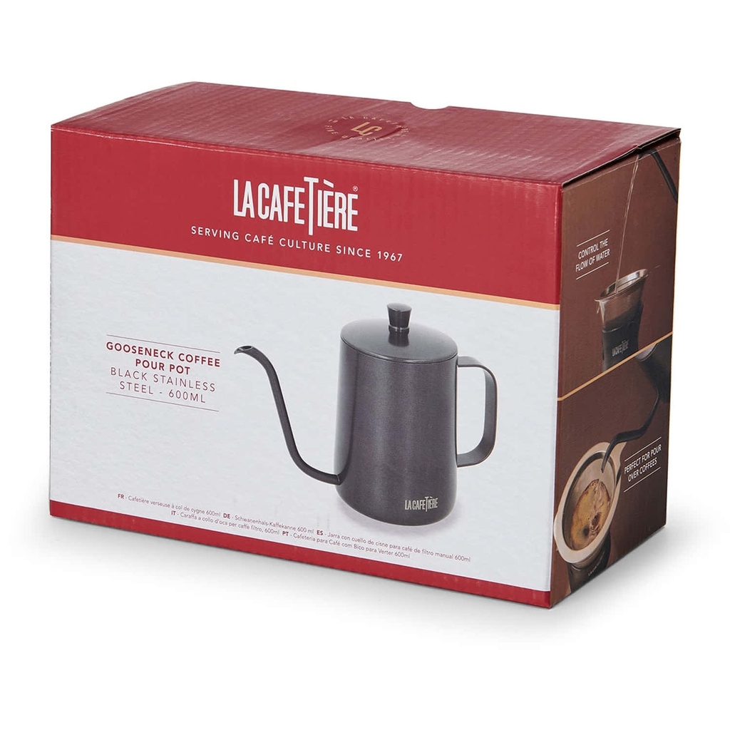 LC GOOSENECK COFFEE POUR OVER POT 600ML