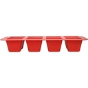 LC SILICONE CHOC MOULD W 24PC SPOONS
