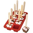 LC SILICONE CHOC MOULD W 24PC SPOONS