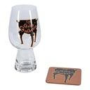 HARRY POTTER - LEAKY CAULDRON (GLASS AND COASTER SET)