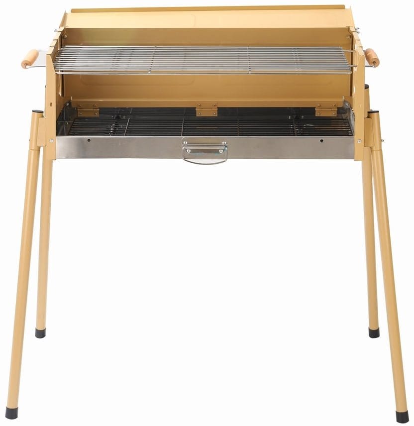 Porodo Lifestyle Compact Folding BBQ Grill Light Brown