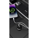Powerology Ultra-Quick Crystalline Series Car Charger Transparent