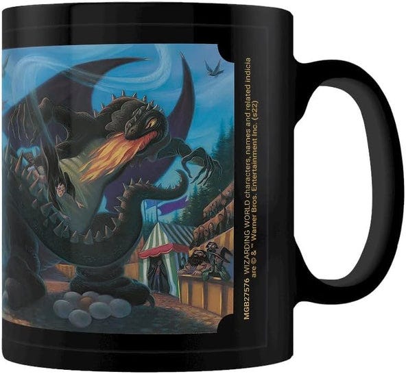 HARRY POTTER - BOOK 4 FIRST TASK BLACK (MUG)