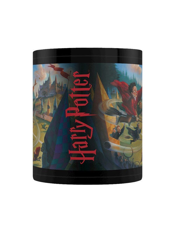 HARRY POTTER - BOOK 1 QUIDDITCH BLACK (MUG)