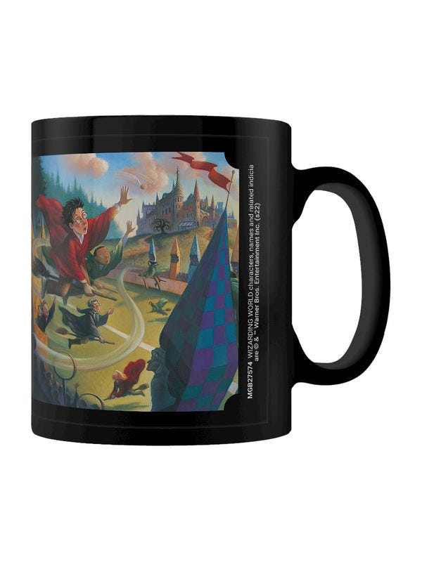 HARRY POTTER - BOOK 1 QUIDDITCH BLACK (MUG)
