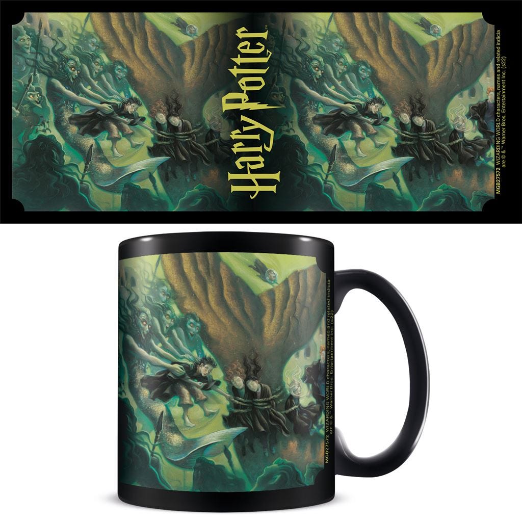 HARRY POTTER - BOOK 4 SECOND TASK BLACK (MUG)