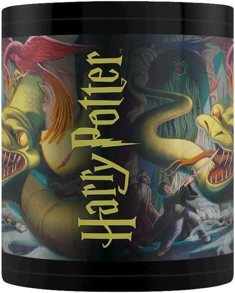 HARRY POTTER - BOOK 2 BASILISK BLACK (MUG)