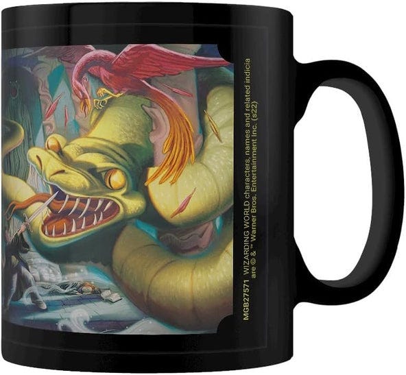HARRY POTTER - BOOK 2 BASILISK BLACK (MUG)