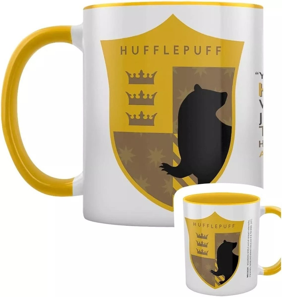 HARRY POTTER - HUFFLEPUFF HOUSE PRIDE YELLOW INNER C (MUG)