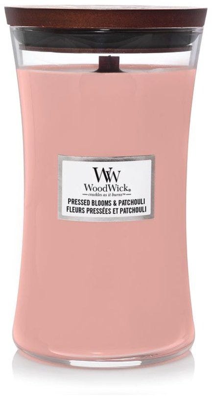 WOODWICK LARGE HOURGLASS PRESSED BLOOMS & PATCHOULI