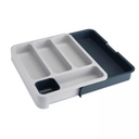 DrawerStore Expandable Tray -D.Grey/Grey