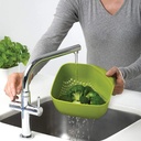 Square Colander Medium Green 21cm