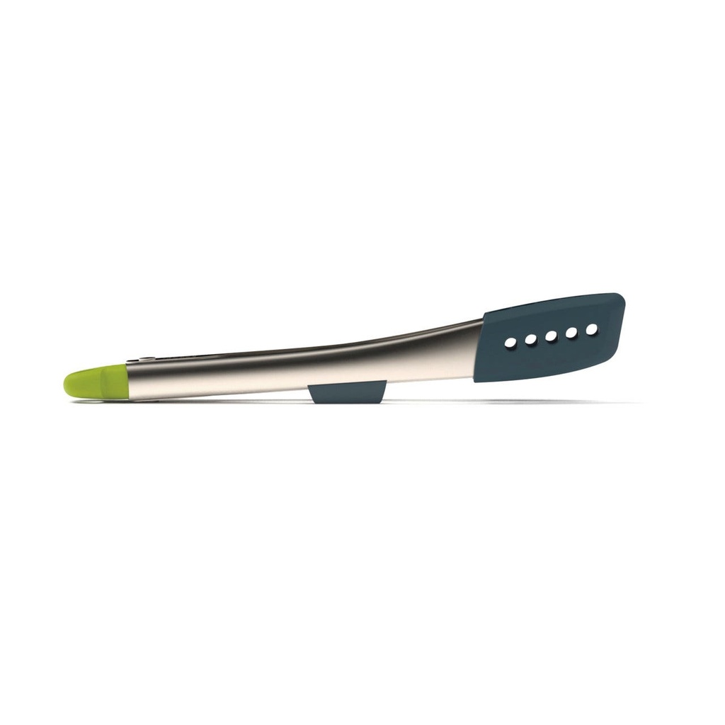 Elevate Stainless Steel Tongs Grey&Green