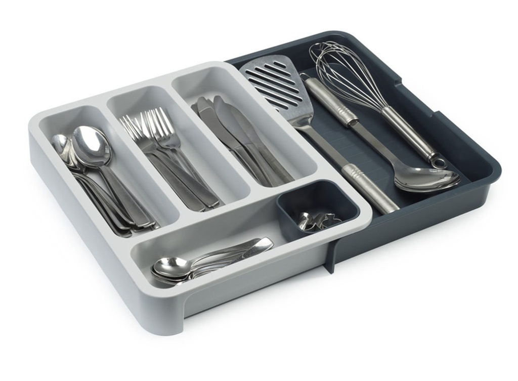 DrawerStore Expandable Tray -D.Grey/Grey