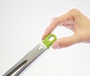 Elevate Stainless Steel Tongs Grey&Green