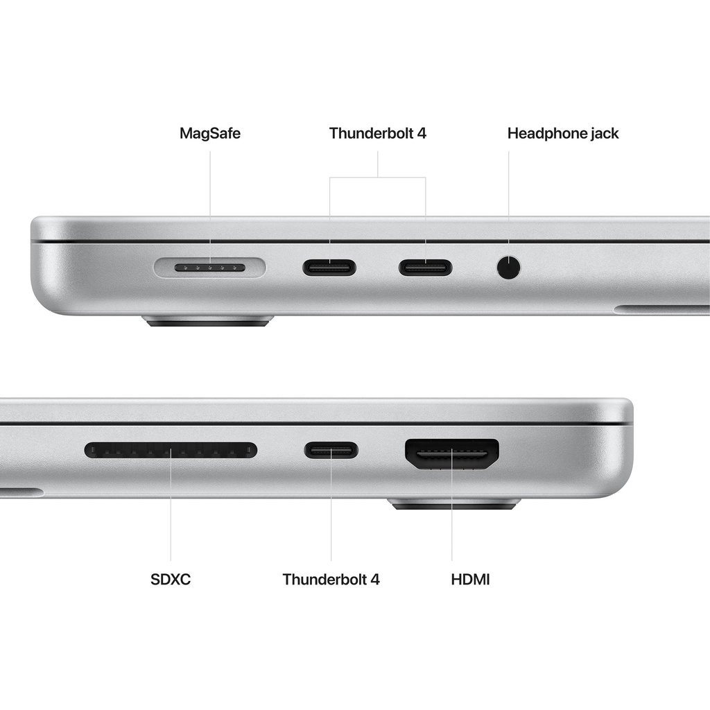 Apple MacBook Pro 14" M2 Pro chip with 12 core CPU and 19 core GPU, 1TB SSD - Silver