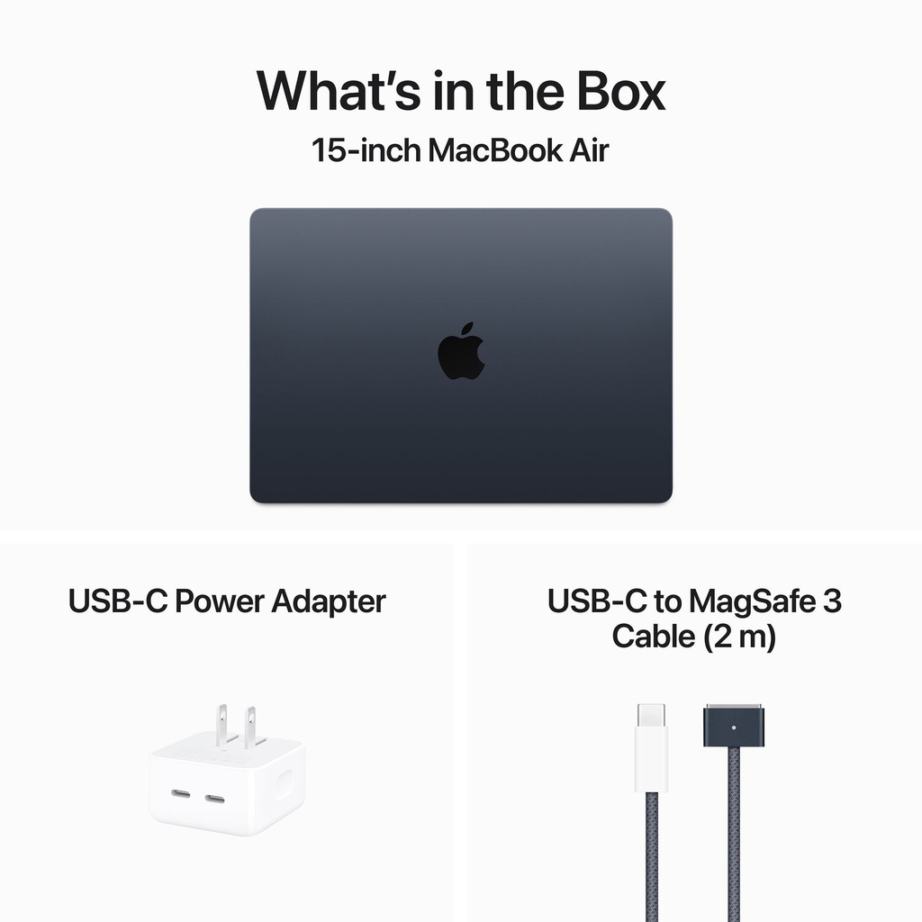 Apple  MacBook Air 15-inch M3 chip with 8-core CPU and 10-core GPU, 16GB, 512GB SSD
