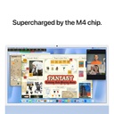 Apple 24-inch iMac with Retina 4.5K M4 chip with 10 core CPU and 10 core GPU, 16GB, 512GB SSD Blue