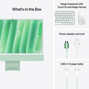 Apple 24-inch iMac with Retina 4.5K M4 chip with 8 core CPU and 8 core GPU, 16GB, 256GB SSD Green