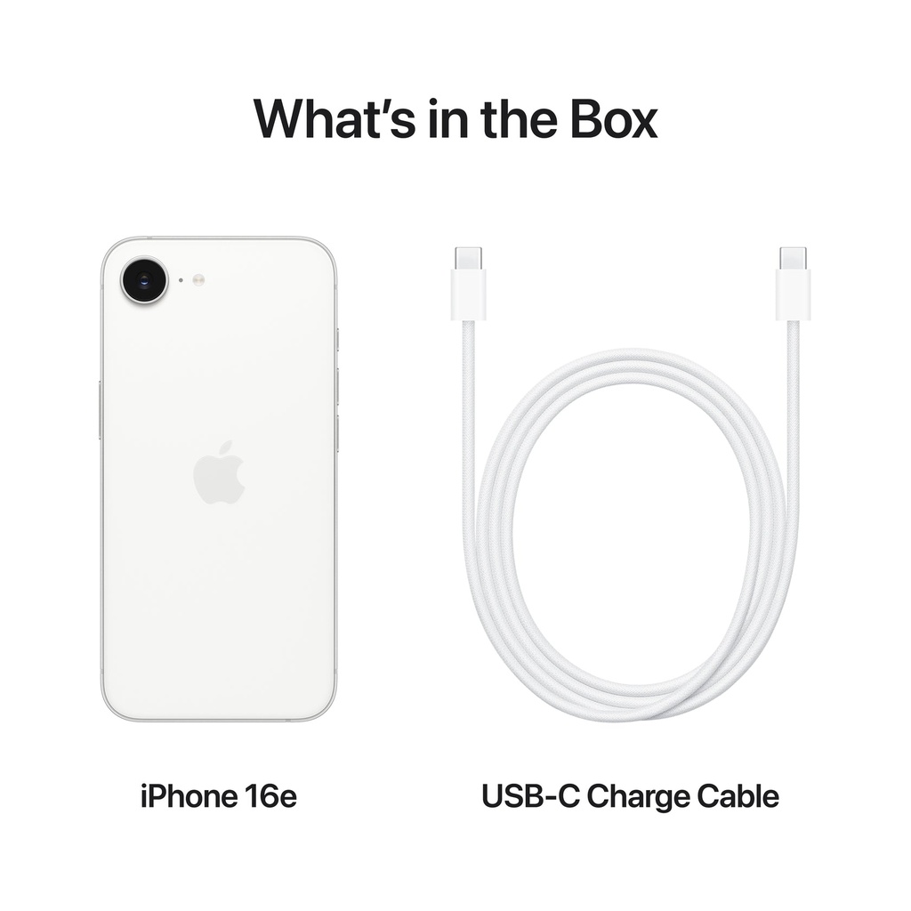 Apple iPhone 16e 128GB White 