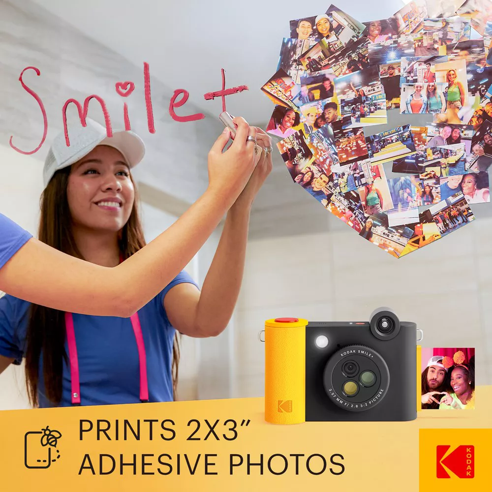 Kodak Smile + Instant Print D/ Camera-Blk