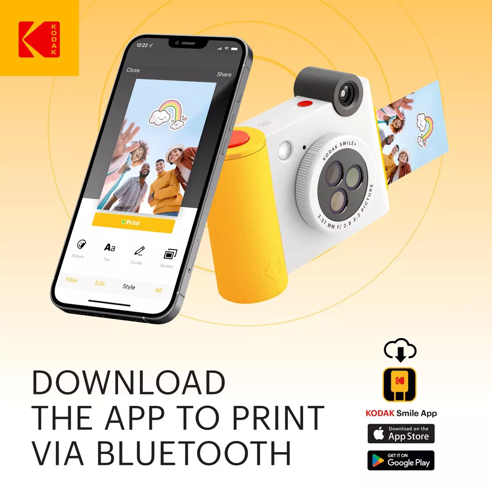 Kodak Smile + Instant Print D/ Camera-White
