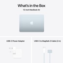 Apple MacBook Air 13-inch M4 chip with 8-core GPU , 16GB, 256GB SSD - Sky Blue 