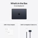 Apple MacBook Air 13-inch M4 chip with 8-core GPU , 16GB, 256GB SSD - Midnight 