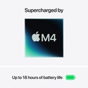 Apple MacBook Air 13-inch M4 chip with 10-core GPU , 24GB, 512GB SSD - Silver 