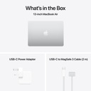Apple MacBook Air 13-inch M4 chip with 10-core GPU , 24GB, 512GB SSD - Silver 