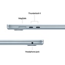 Apple MacBook Air 15-inch M4 chip with 10-core GPU , 16GB, 256GB SSD - Sky Blue 