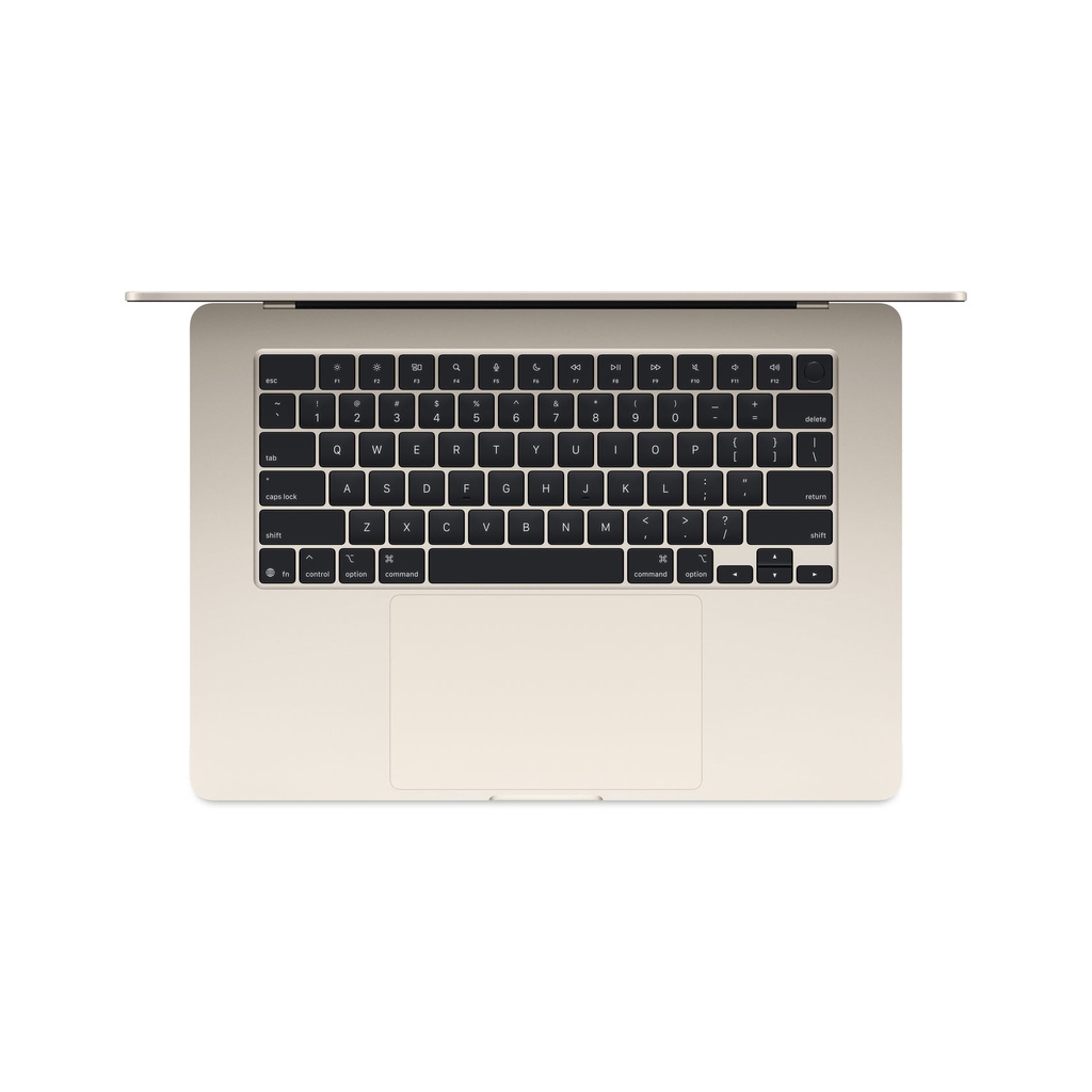 Apple MacBook Air 15-inch M4 chip with 10-core GPU , 16GB, 256GB SSD - Starlight 