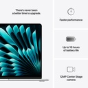 Apple MacBook Air 15-inch M4 chip with 10-core GPU , 16GB, 512GB SSD - Silver 